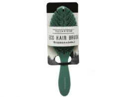 48 pieces Rockridge Biodegradeable Eco Hairbrush In Natural Green - Hair Brushes & Combs