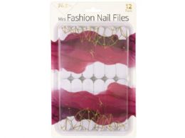 36 pieces File It Pro 12 Pack Mini Fashion Nail Files - Manicure and Pedicure Items