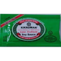 200 Pieces Kikkoman Less Sodium Soy Sauce - Food & Beverage Gear