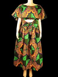 48 Pieces Women's Dashiki Two Piece Bow Set - Womens Sundresses & Fashion