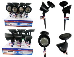 12 Pieces Black Solar Spotlight Post Light - Lightbulbs