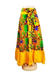 72 Pieces Women's Dashiki Skirt With Flared End - Womens Pants