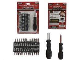 96 Pieces 26-Piece Screw Bits & Driver Set In Black - Screwdrivers and Sets