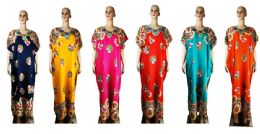 72 Pieces Women's Patterned Bold Color Summer Dress - Womens Sundresses & Fashion