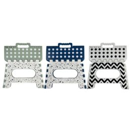 12 Wholesale 9 Inch Folding Step Stool Printed