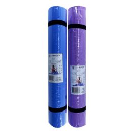 12 pieces 68inx23.6in Eva Yoga Mat With Strip - Fitness and Athletics