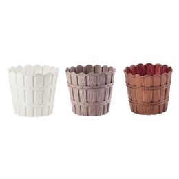 24 pieces 10000ml Plastic Bamboo Style Flowerpot24 - Garden Planters and Pots