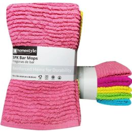 24 Wholesale 5pk 16in X 19in Bar Mop Set(spring)