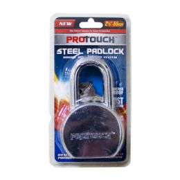 12 pieces 65mm Round Steel Padlock - Padlocks and Combination Locks