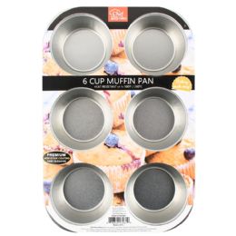 24 Pieces 6 Cup Muffin Pan - Pots & Pans