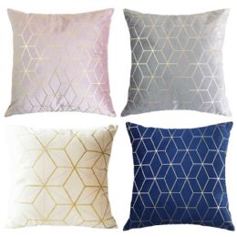 12 pieces Velvet Cushion Throw Pillow 18inx18in - Pillows