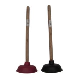 48 Pieces Plunger With Wood Handle - Plumbing Supplies