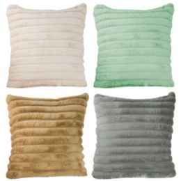 12 pieces Flannel Cushion Throw Pillow 18inx18in - Pillows