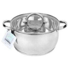 6 of Ss Belly Dutch Oven W/glasslid 4.8 qt