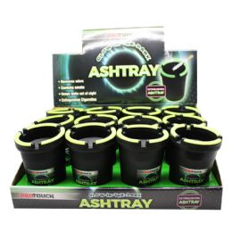 48 pieces Ashtray Glow In Dark Pdq - Ashtrays