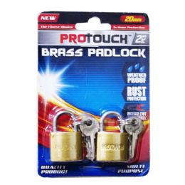 48 pieces 2 Pc 20 Mm Brass Padlocks - Padlocks and Combination Locks