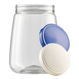 24 Pieces 2100ml Transparent Plastic Jar #2132 - Disposable Plates & Bowls