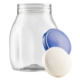 24 Pieces 2700ml Transparent Plastic Jar #2112 - Disposable Plates & Bowls
