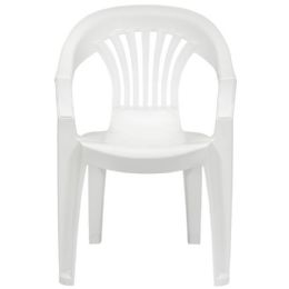 5 pieces Plastic Chair Milky White - Chairs