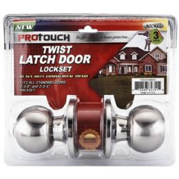 12 of S.nickel Twist Latch Door Lockset