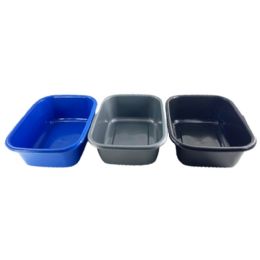 48 pieces 10qt/10000ml Plastic Basin Rect - Buckets & Basins