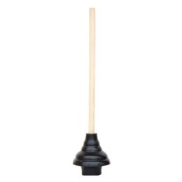 24 of Heavy Duty Plunger With Wooden Handle