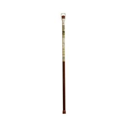 6 Pieces 76" Burgandy Spring Tension Shower Curtain Rod - Shower Curtain