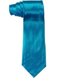 36 Pieces Wide Light Blue Tie - Neckties