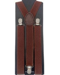 36 pieces  Dark Brown Suspender - Suspenders