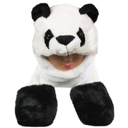 36 of Plush Panda Beanie Hat & Earmuffs
