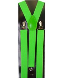 36 of Neon Green Kid Suspender