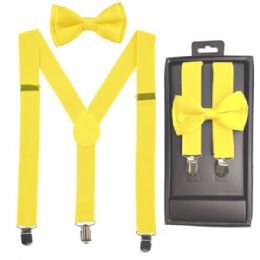 12 of Cute Yellow Kid Bowtie And Suspenders Set