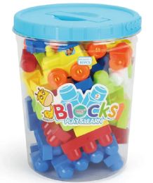 9 Pieces Blocks Play And Learn - 80 Pcs - Educational Toys