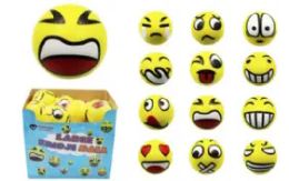 72 of Emoji Faces Foam Balls (large)