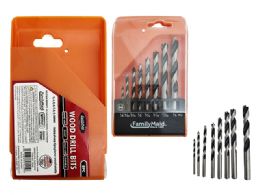 96 Pieces 8-Piece Wood Drill Bits - Screwdrivers and Sets