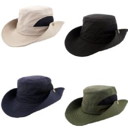 12 of Men's Plain Color Wide Brim Summer Boonie Hat - Quick Dry Hat