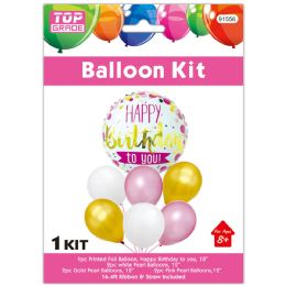 24 Pieces 7pc Balloon Set B'day - Balloons & Balloon Holder