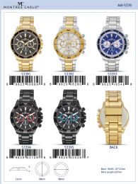 12 pieces Men's Watch - 53393 assorted colors - Men's Watches