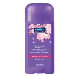 Simply Bodycare Antiperspirant Deodorant 2 Oz Cherry Blossom