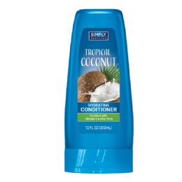 12 pieces Simply Bodycare Conditioner 12 Oz Tropical Coconut - Shampoo & Conditioner
