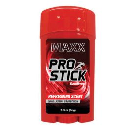 24 pieces Maxx Deodorant Stick 2.25 Oz Total Sport - Deodorant