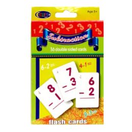 48 pieces Eclips Flash Cards Subtraction - Educational Toys