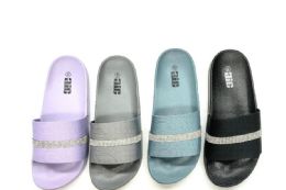 24 Pairs Women's Studded Slipper Sandel Size 5-10 - Women's Slippers