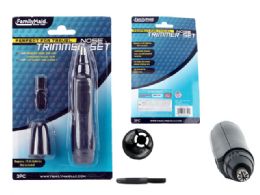 96 of 3-Piece Nose Hair Trimmer Set In Black
