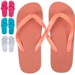 50 of Women's Flip Flops 4 Color Assortment