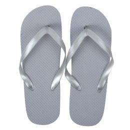50 Pieces Women's Flip Flops - Silver - Women's Slippers