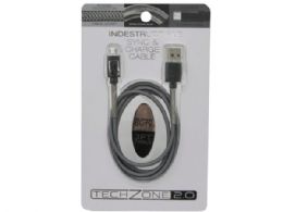 96 pieces Tech Zone 3 Foot Indestructible Micro Usb 2.0 Cable - Cables and Wires
