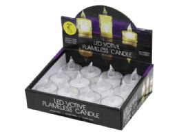 120 of 2 In Decorative Warm White Led Candle Countertop Display