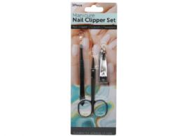 60 pieces 3 Piece Manicure Nail Clipper Tool Set - Manicure and Pedicure Items