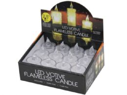 60 of 2.5 In Decorative Warm White Led Candle Countertop Display